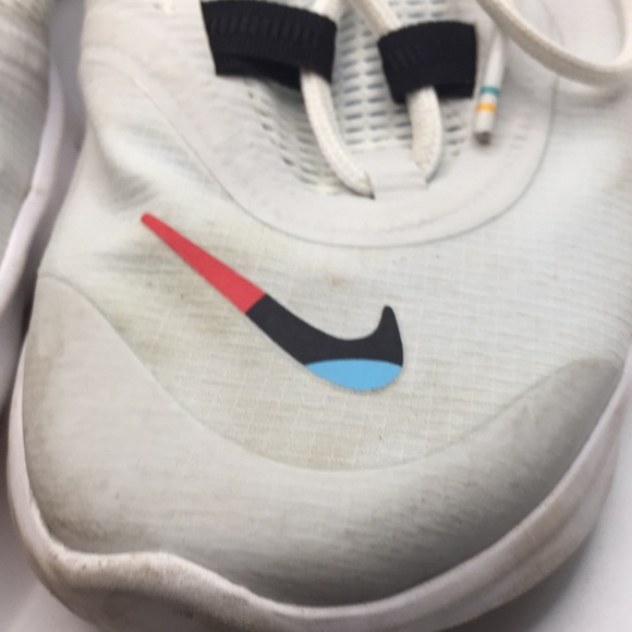 NikeFree 5.0 Mens Running Athletic Shoes White Multi Color Size 8.5 - Picture 14 of 16